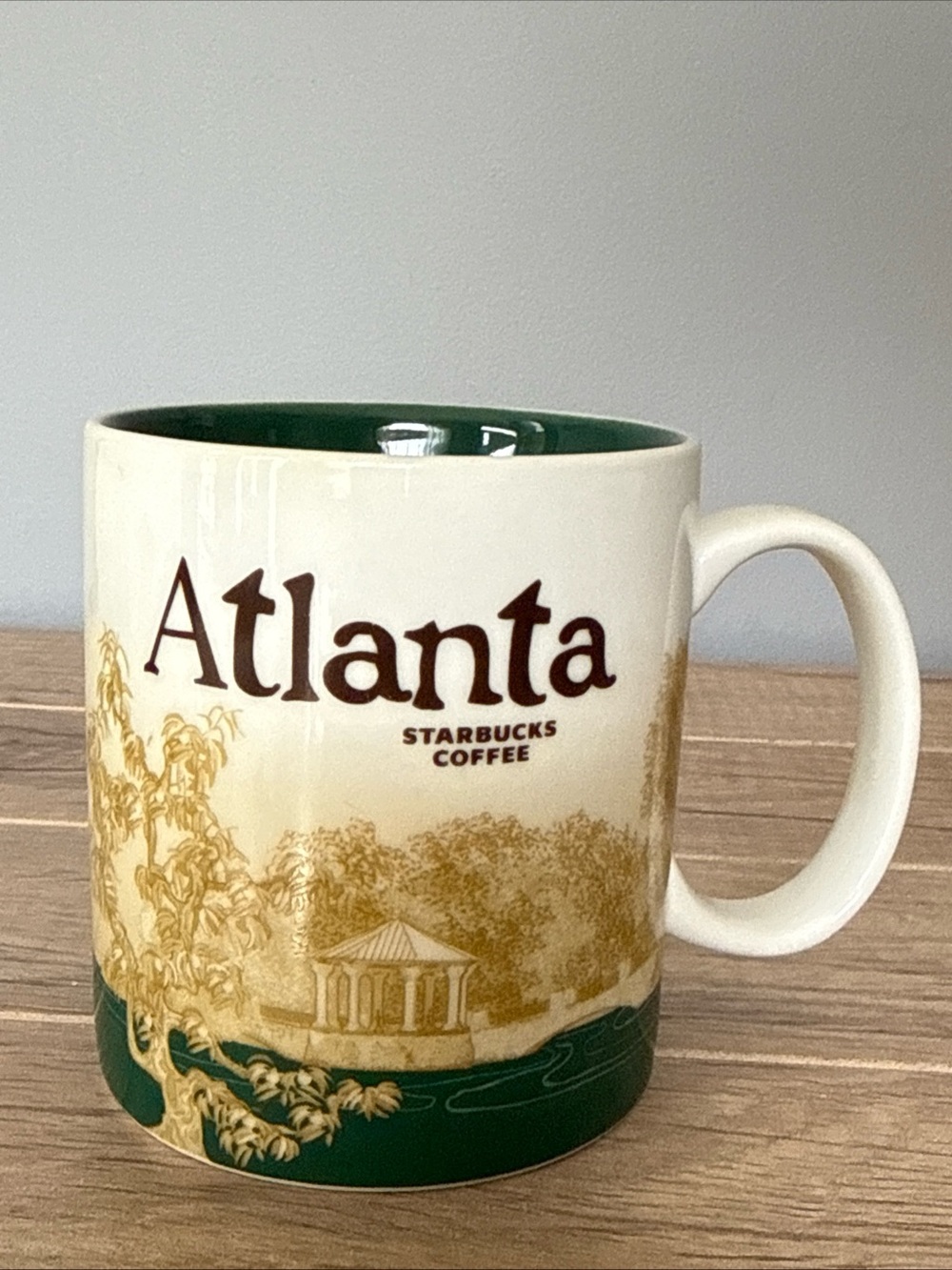 STARBUCKS Atlanta Mug Cup Icon Series Piedmont Park 16oz 2011 Coffee Tea USA